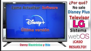 Como instalar la Aplicacion de Disney Plus 100% LEGAL en Televisor LG Con Sistema webOS!