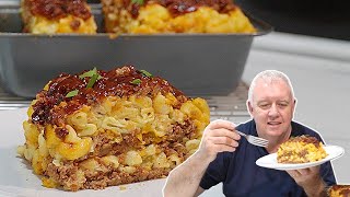 MAC and CHEESE MEATLOAF  - The ULTIMATE Comfort Food Mash Up!