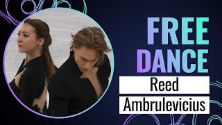 REED / AMBRULEVICIUS (LTU) | Ice Dance Free Dance | Montréal 2024 | #WorldFigure