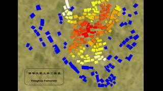 Simulation of the fire spread in Wenquan Village of Guizhou Province