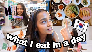 🇰🇷what I eat in a day in Korea (CVS, korean food, home cooking) ~ priyaxagg | korea vlog [ENG SUB]