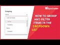 How to Group and Filter Items in the Angular Dropdown List