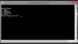 Dynamic Queue program in C