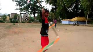 Decoration silambam double stick performance