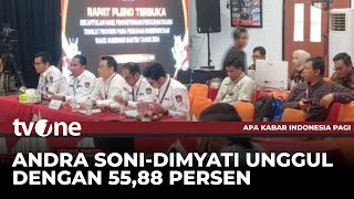 Andra Soni-Dimyati Raih Suara Terbanyak di Pilkada Banten | AKIP tvOne