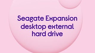 Seagate Expansion Desktop External Hard Drive - 12 TB, Black - Product Overview