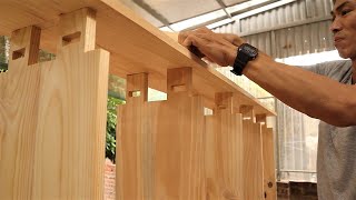 Amazing Ingenious Woodworking Ideas // Creative Wooden Bookshelf Project - DIY Interior Decoration