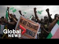 Nigerians take to the streets by the thousands to protest police brutality, call for reform
