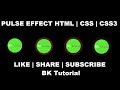 Pulse Effect With CSS3 Animation -  Pulsing effect using CSS3 Transform Scale  by BK Tutorial