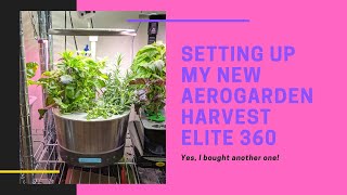 Setting Up My New AeroGarden Harvest Elite 360