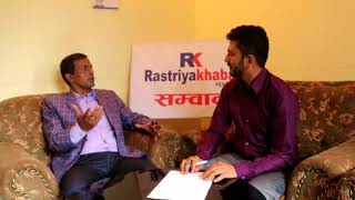 RastriyaKhabar with Ananta Ram K.C(Longest Speech marathon on Guinness world record attempt)