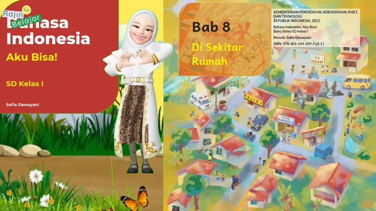 (Part 1) Bahasa Indonesia Kelas 1 SD Bab 8 : Di Sekitar Rumah ...