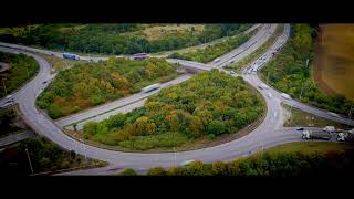 Moving Time-Lapse - DJI Mavic Pro Platinum - Copdock Mill Interchange Ipswich