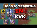 1000 IQ TRAPPING IN KVK! Lets Rally The Capped Lead! Lords Mobile.