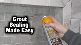 How to Seal Grout | Protect Your Grout and Tile | The Fixer Clips