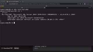 Install PHP Microsoft SQL Driver on Ubuntu 20.04