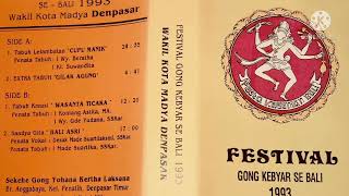 Tabuh Lelambatan “CUPU MANIK” Juara 2 Festival Gong Kebyar 1993 Wakil Kota Madya Denpasar