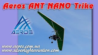 AEROS ANT Nano Ultralight Trike, folds down into a bag to fit in the back of your SUV.