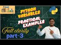 Python Variables Explained with Practical Examples | Hands-On Learning in Google Colab