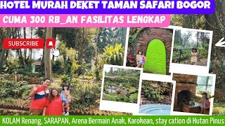 HOTEL MURAH DEKET TAMAN SAFARI BOGOR‼️The Pinewood Lodge \u0026 Organic Farm‼️HOTEL KOLAM RENANG BOGOR