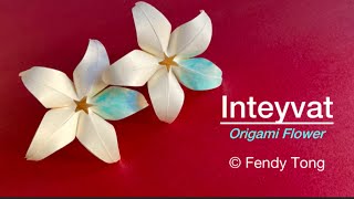 Origami 5-petal Flower: Inteyvat