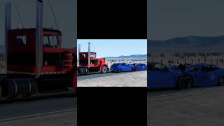 Realistic Highway Truck Crashes #10 - BeamNG Drive #automobile #crash #carcrash #beamngdrive