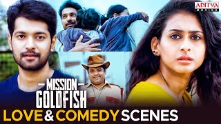 "Mission Gold Fish" Movie Love & Comedy Scene | South Movie | Aadi Saikumar, Sasha Chettri
