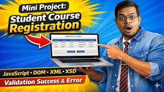 Web Tech Lab 3, Student Registration System: JavaScript DOM, XML Export & Validation @sawsonu123