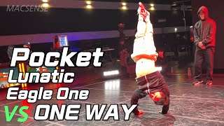 Bboy Pocket,Eagle one,Lunatic vs One Way crew // Macsense // X2 SOOP DANCE BATTLE VOL.4