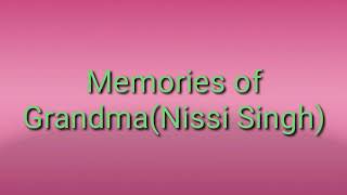 Sister Nissy Singh Birthday video