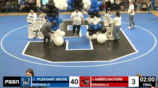 Boys JV Wrestling: Pleasant Grove vs American Fork