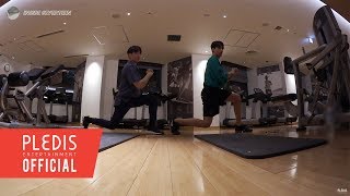 [INSIDE SEVENTEEN] 도겸이와 승관이의 홈트레이닝🏃🏻 (DK and Seungkwan’s Home Training)