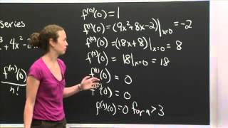 Taylor's Series of a Polynomial MIT 18 01SC Single Variable Calculus, Fall 2010 YouTube