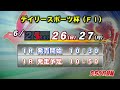 たちかわ競輪　 デイリースポーツ杯　ＦⅠ　２日目