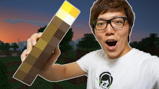 マインクラフトのたいまつ買ってみた！Minecraft light-Up Wall Torch！