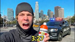 Getting Arrested Speedrun