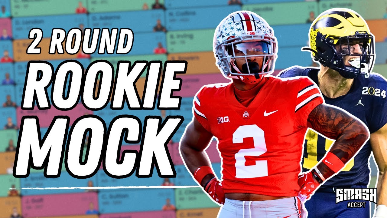 2025 Dynasty 2 Round Superflex Rookie Mock Draft Youtube