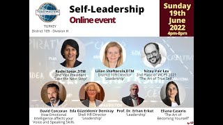 "Self Leadership Online Event" / Corporate Summit 2021-2022 / Toastmasters Turkey Official