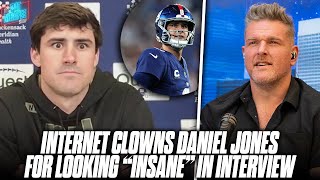 Daniel Jones Looks ABSOLUTELY INSANE In Press Conference... | Pat McAfee Reacts