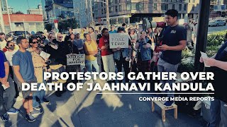 Protestors Gather Over Death of Jaahnavi Kandula in Seattle