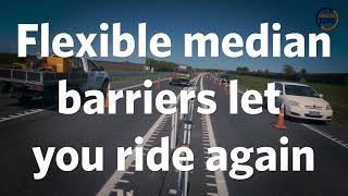 Median barriers - looking after motorcyclists