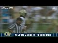 georgia tech s jahmyr gibbs catches duke sleeping acc must see moment