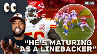 How Derrick Johnson is SEEING Willie Gay Jr. MATURE as a Linebacker