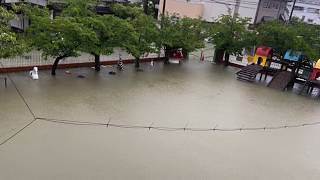 九州豪雨　大雨特別警報　大牟田市の状況