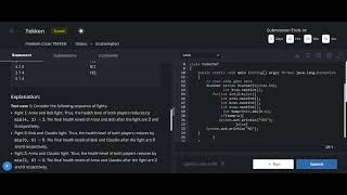 tekken codechef solutions
