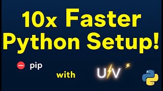 Python 10x Faster?! With uv (040)