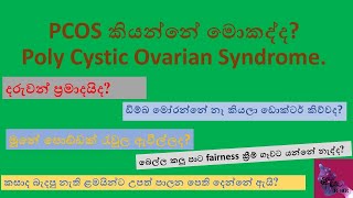 PCOS කියන්නේ මොකද්ද? Poly Cystic Ovarian Syndrome ඩිම්බ කෝෂ ගෙඩි