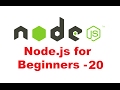 Node.js Tutorial for Beginners 20 - Introduction to Express.js
