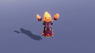 www.Meshtint.com | Fire Mage Cute Series | Animations