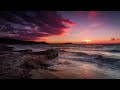 Sound of the waves ASMR - Sunset at the sea ㅣASMRㅣ Nature's sound ㅣ Sleep ㅣFocusㅣ White noise